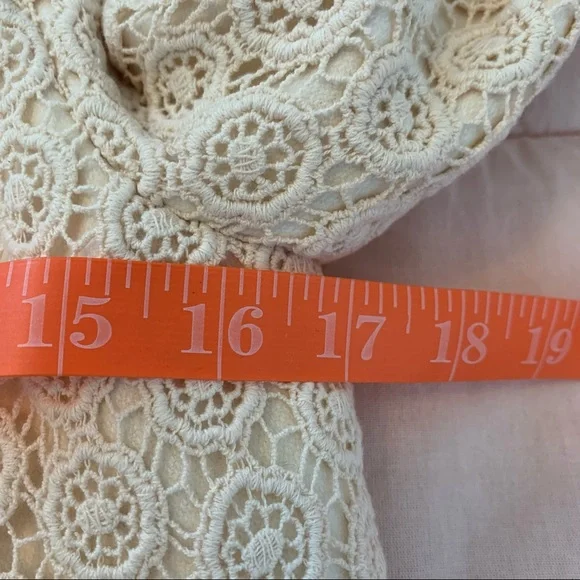 PIM & LARKIN size XS stunning cream jacket with crochet embroidery detail - Picture 11 of 16
